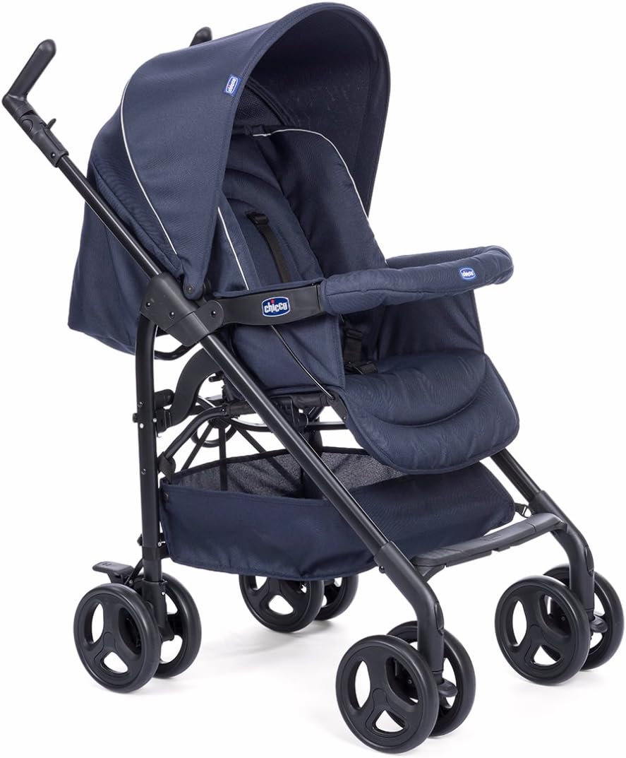 Chicco Trio Sprint 3-in-1 reisisüsteem (vanker, kandekorv ja turvahäll), tumesinine
