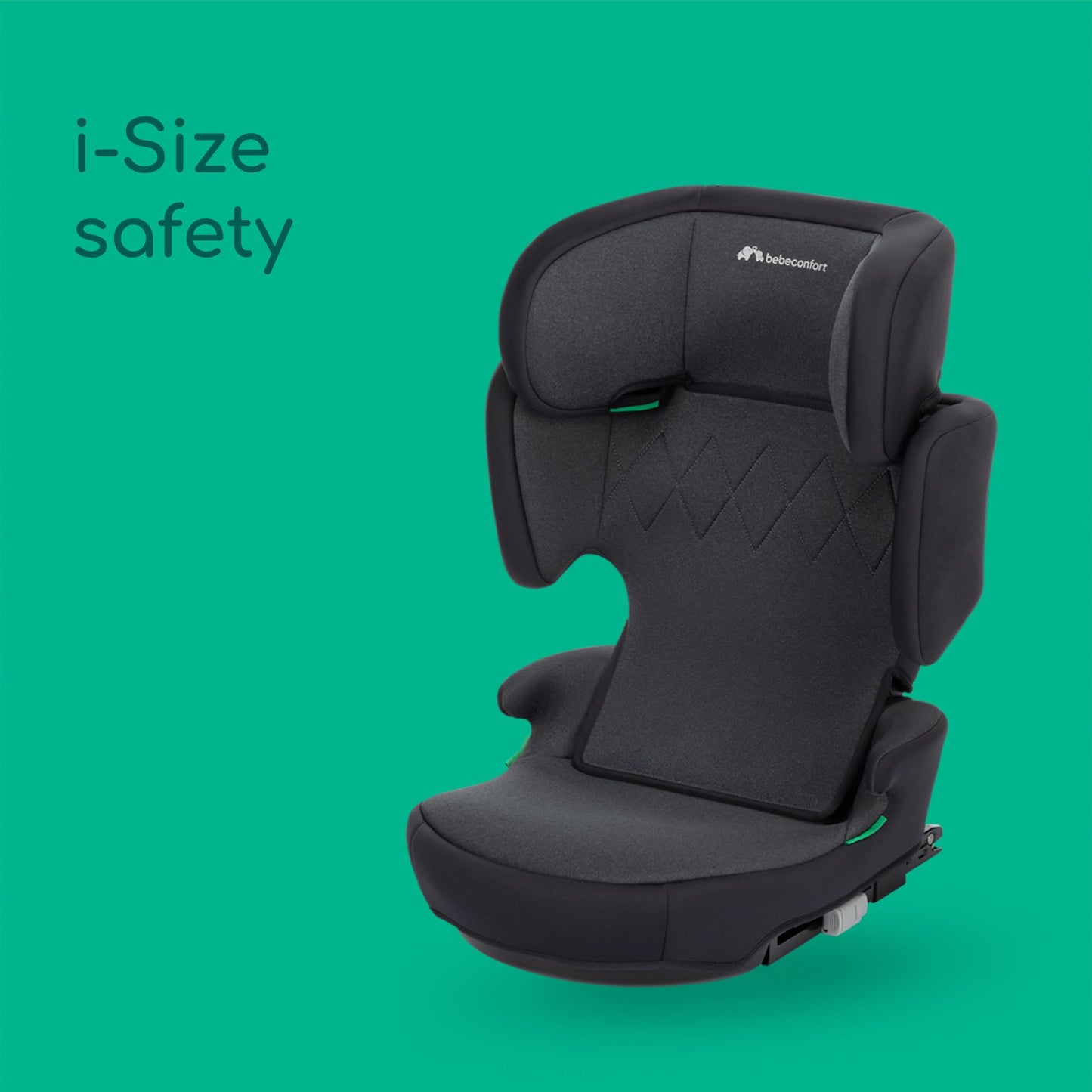 Bebeconfort Road Fix i-Size turvaiste, Isofix, 100–150 cm, 3,5–12 a, Tinted Black