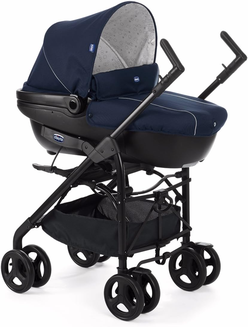 Chicco Trio Sprint 3-in-1 reisisüsteem (vanker, kandekorv ja turvahäll), tumesinine