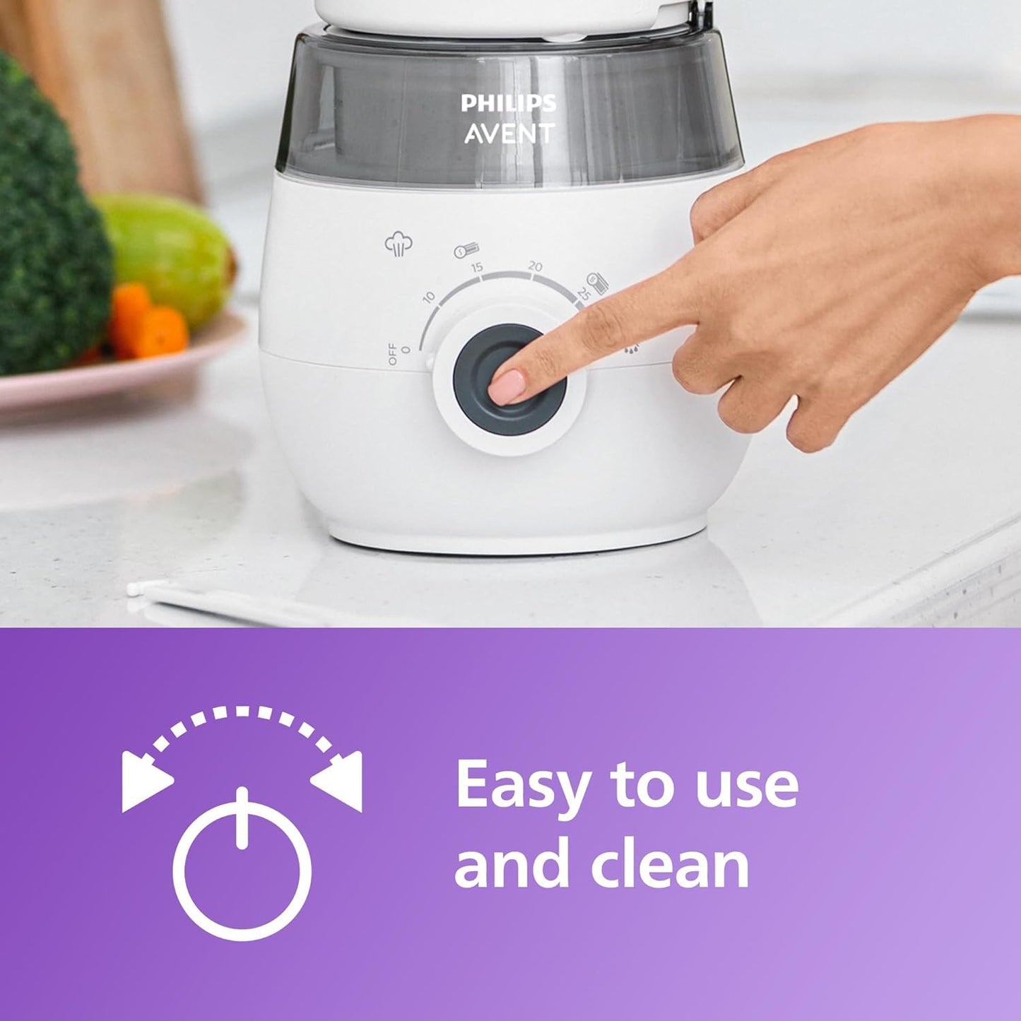 Philips Avent 4-in-1 Aurutaja ja Blender SCF883/01