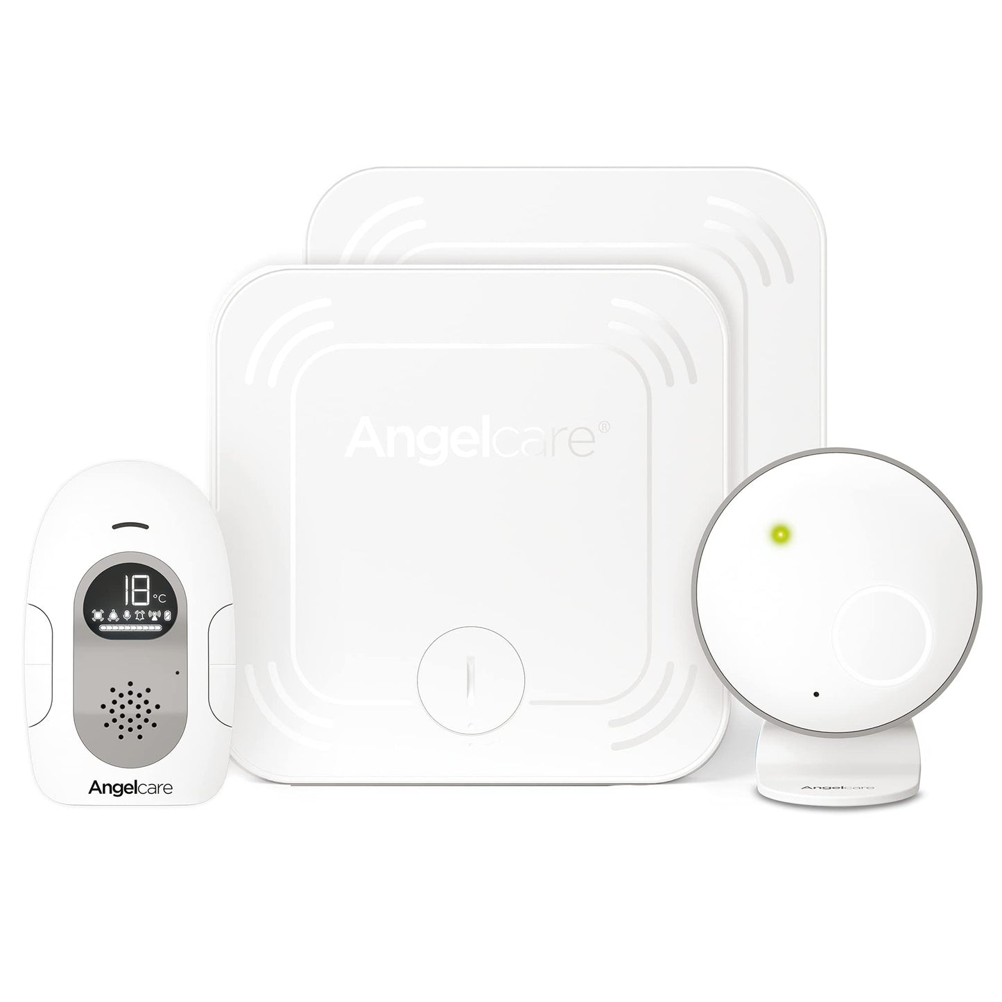 Angelcare SmartSensor Pro 2 beebimonitor – heli- ja liikumisjälgimine, temperatuurianduriga