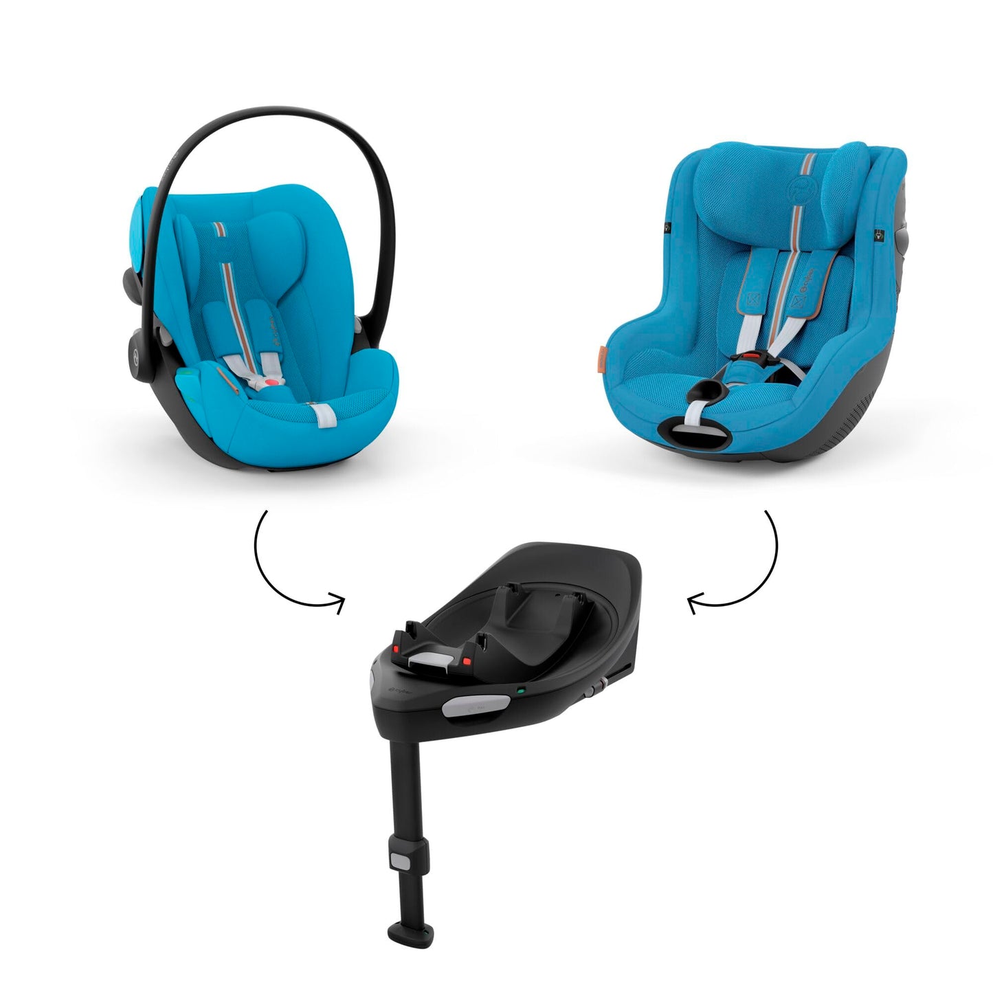 Cybex Base G ISOFIX alus Cloud G ja Sirona G i-Size turvatoolidele, must
