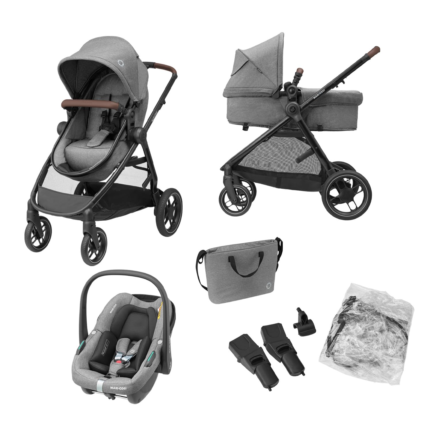 Maxi-Cosi Zelia S Trio 3-in-1 stroller set, from birth up to 4 years o –