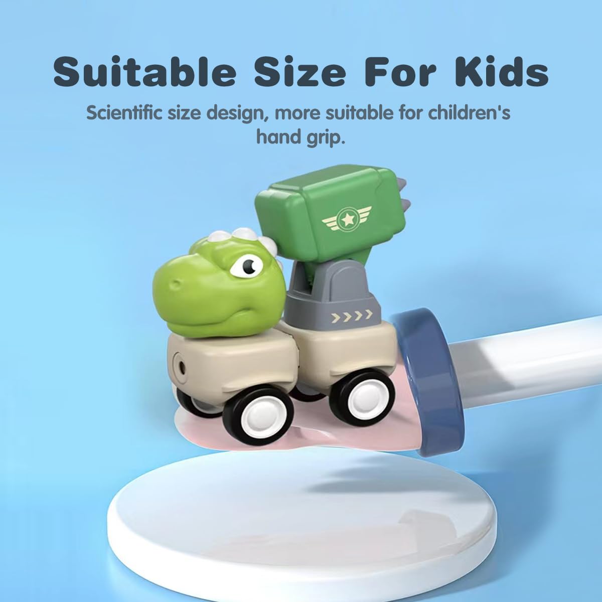 Kizozo DIY dinosauruste auto-komplekt, magnetiline ehitusmänguasi lastele