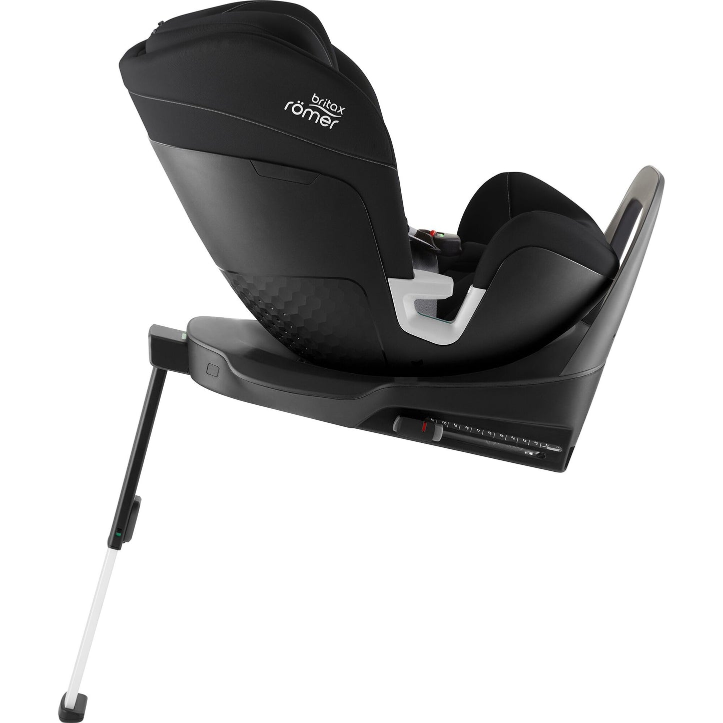 Britax Römer Rider turvatool, ISOFIX ja tugijalaga, 40–125 cm, Space Black