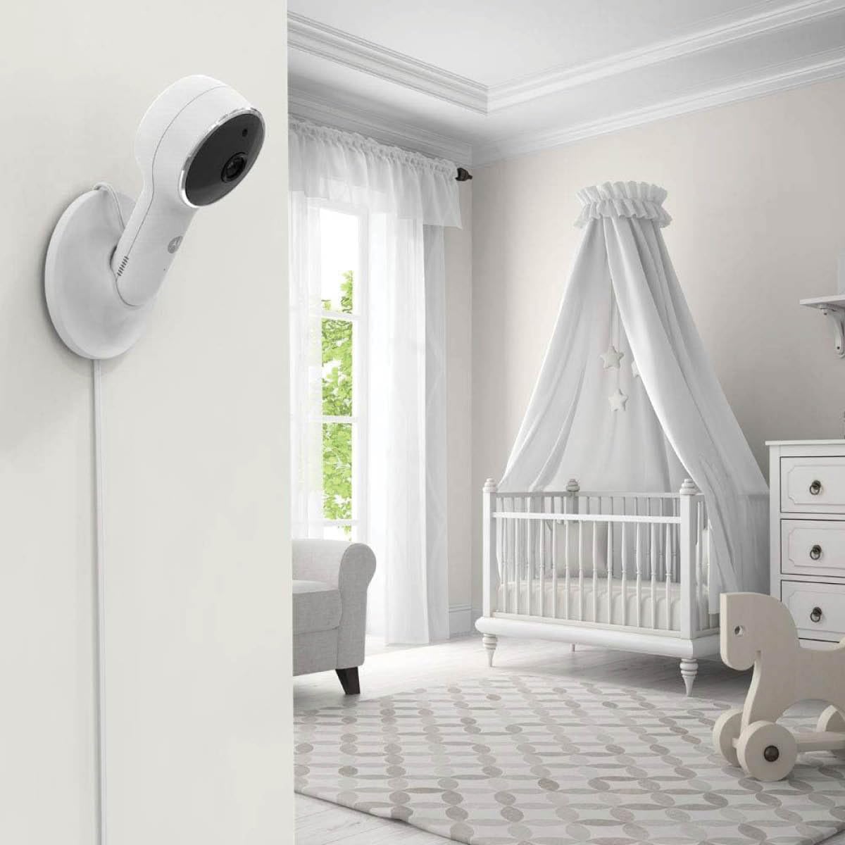Motorola Nursery VM64 beebimonitor 4,3" ekraani ja WiFi-kaameraga