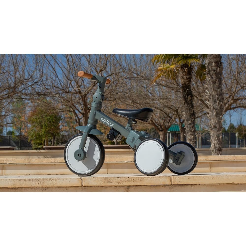 Interbaby 5-in-1 evolutionary tricycle, bluish gray