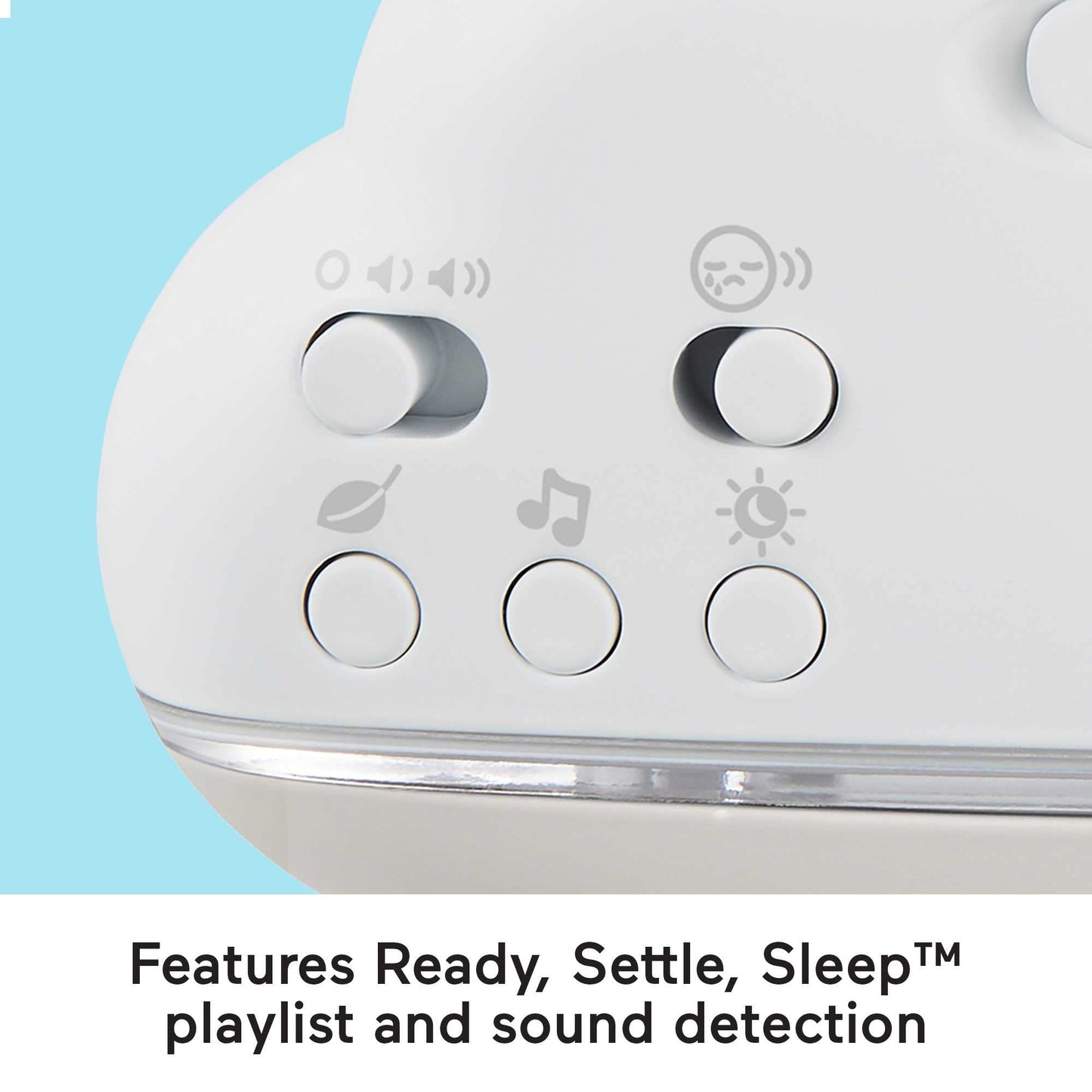 Fisher-Price Calming Clouds muusika- ja valguskarussell, 2-ühes: voodikarussell ja öövalgusti