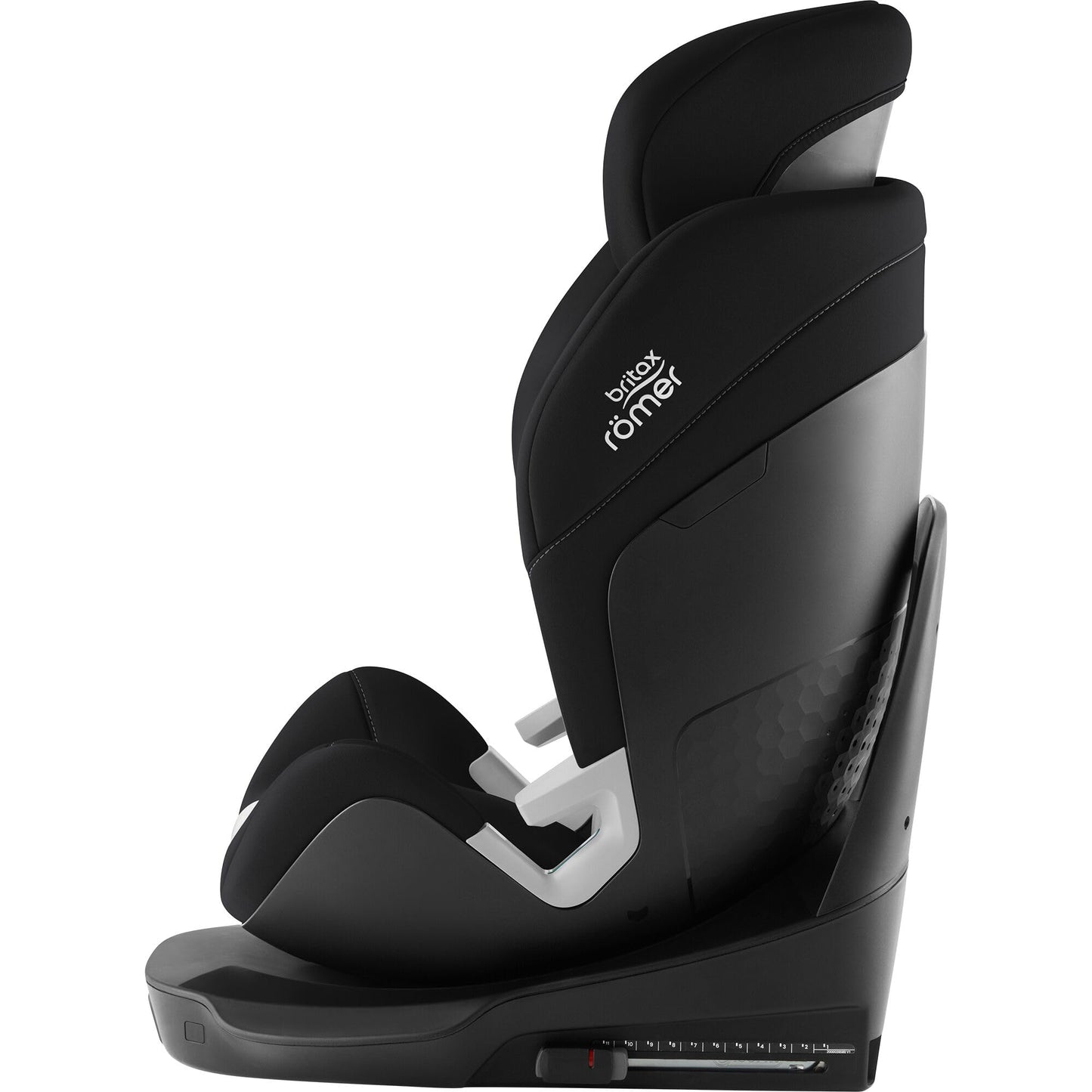 Britax Römer Rider turvatool, ISOFIX ja tugijalaga, 40–125 cm, Space Black