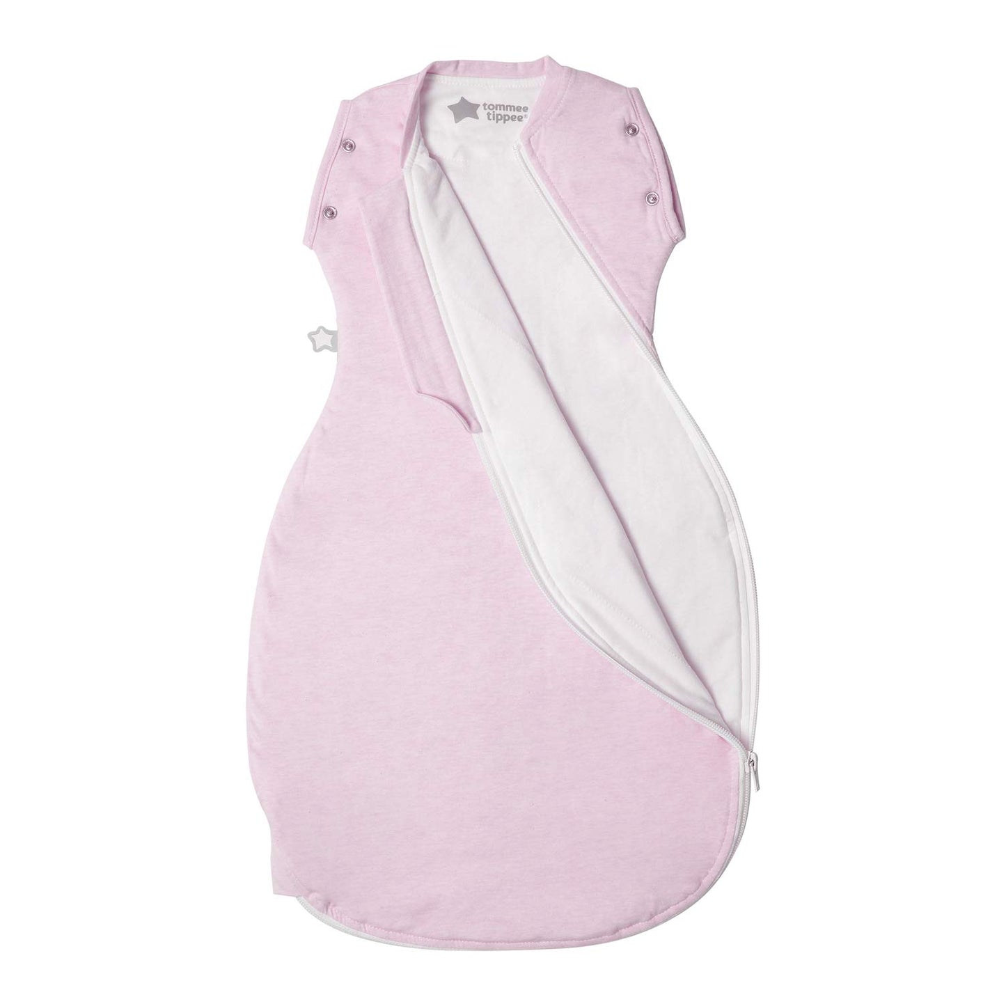 Tommee Tippee Grobag Snuggle baby sleeping bag 0–4 months, 2.5 TOG, pink