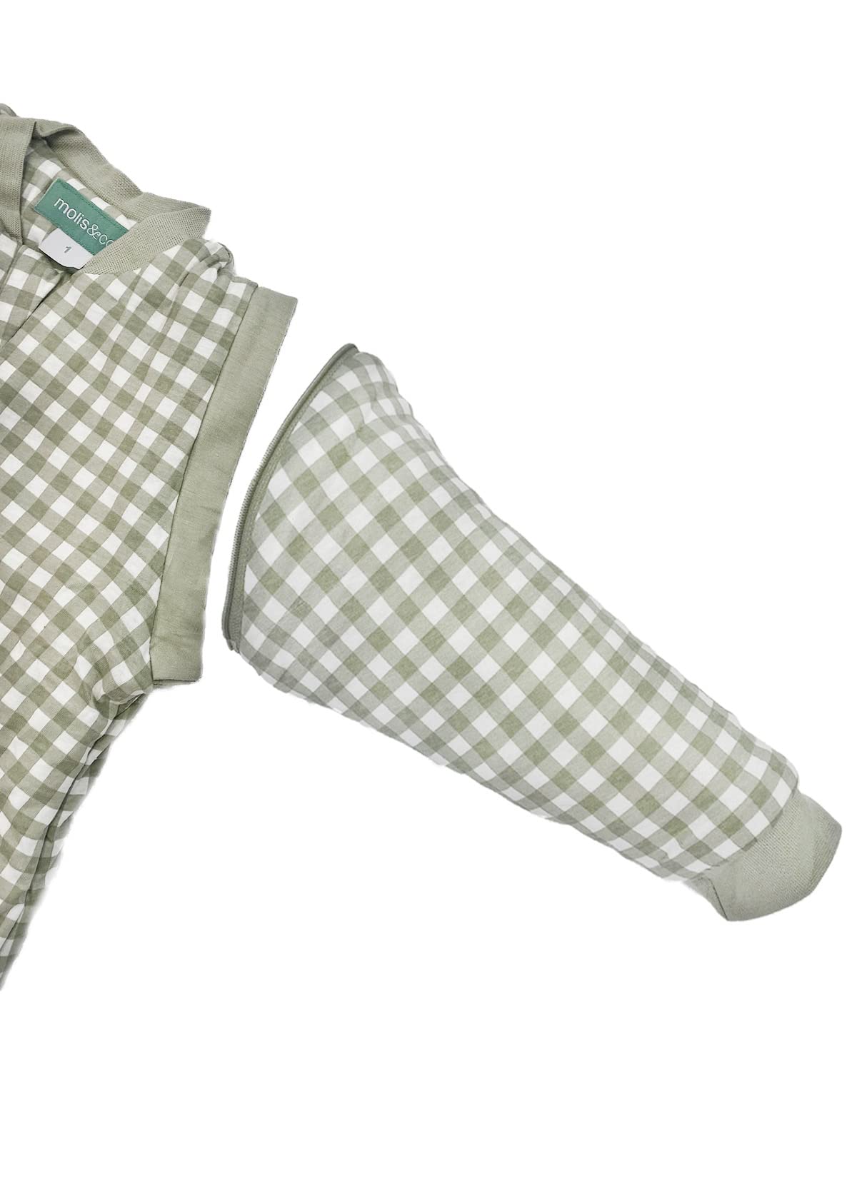 Molis & Co magamiskott jalgadega, TOG 2.5, eemaldatavate varrukate ja sokkidega, 100 cm, Mint Tea