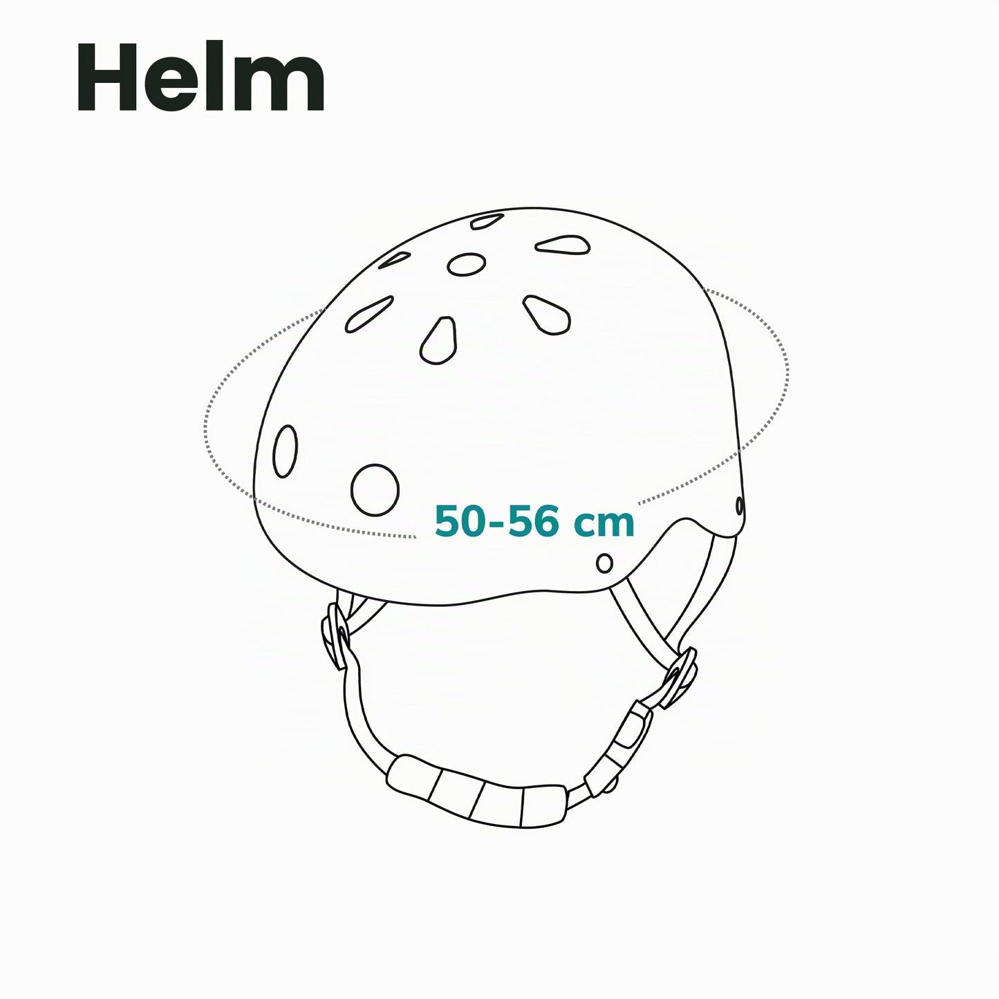 Lionelo Helmet laste kiiver, reguleeritav 50-56 cm, lõuakaitsega, valge