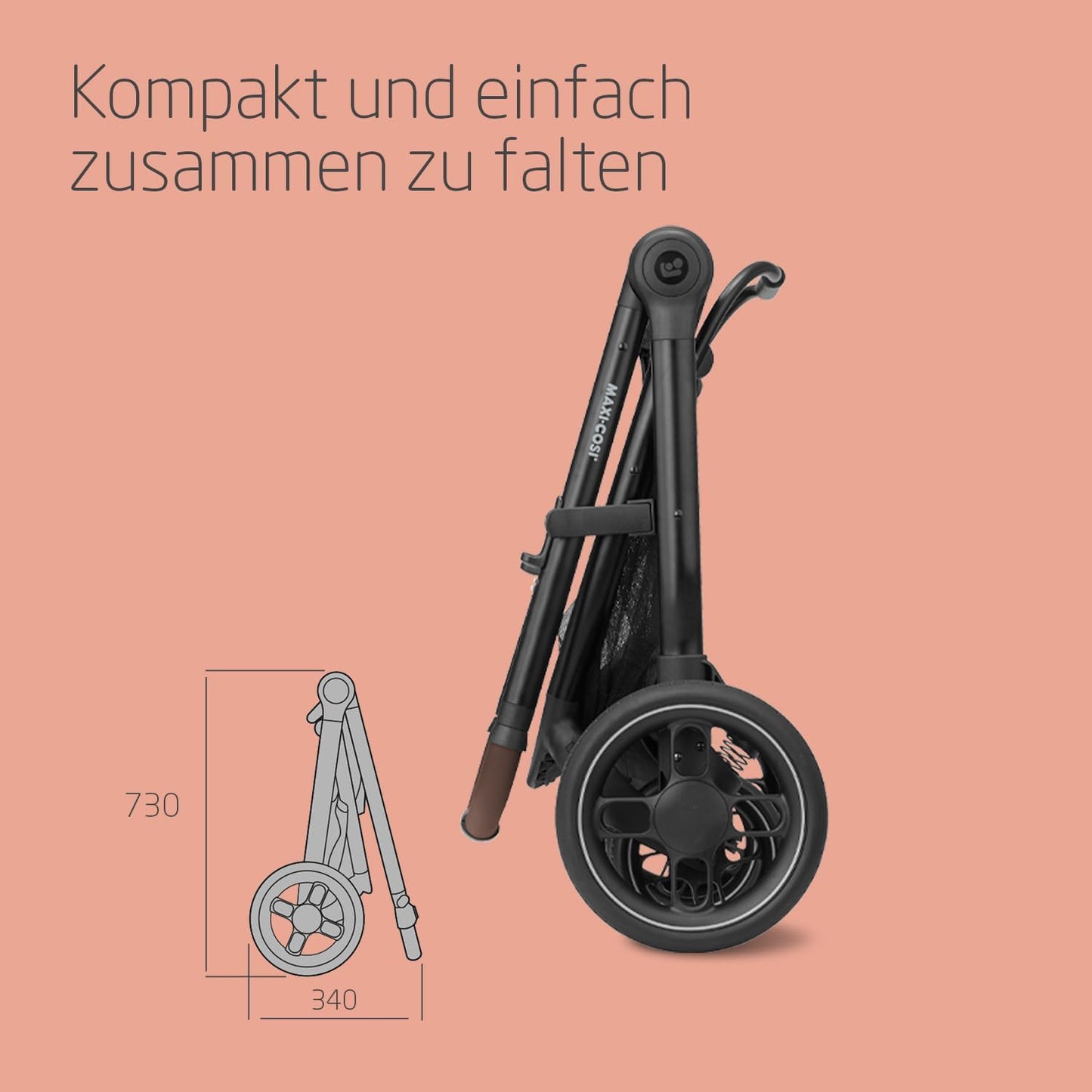 Maxi-Cosi Zelia S Trio 3in1 jalutuskäru komplekt CabrioFix S i-Size turvahälliga, tumehall