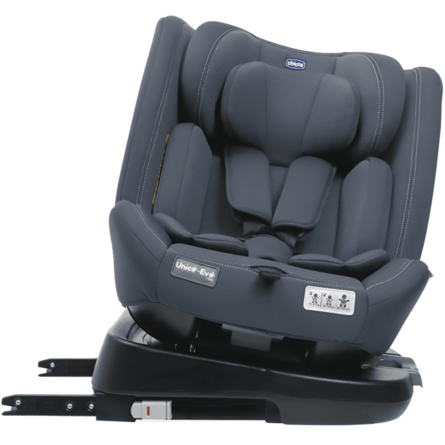 Chicco Unico Evo i-Size turvatool 0–12 a / 40–150 cm, 360° pöörlev, India Ink