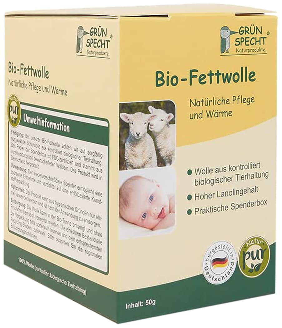 Grünspecht orgaaniline rasvavill beebi- ja nahahoolduseks, 50 g