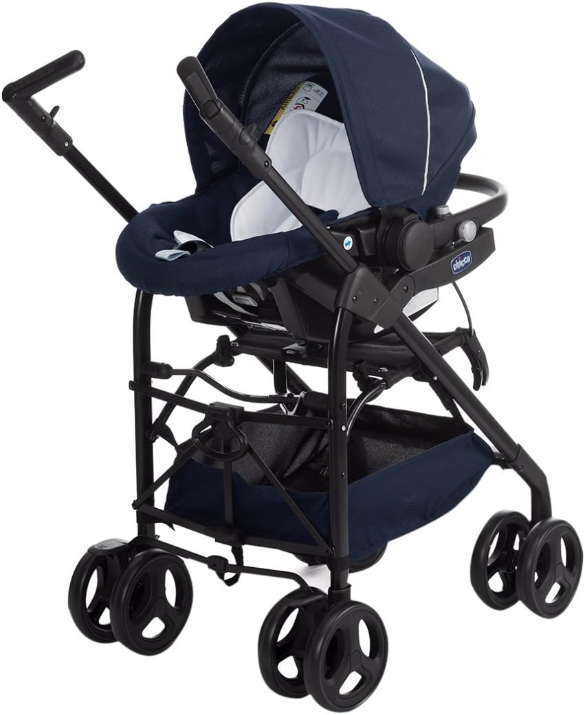 Chicco Trio Sprint 3-in-1 reisisüsteem (vanker, kandekorv ja turvahäll), tumesinine