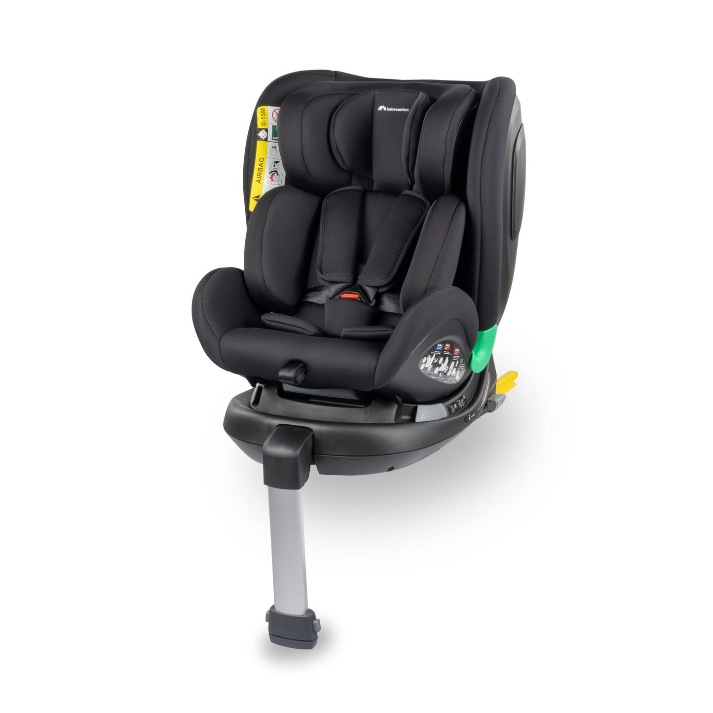 Bebeconfort EvolveFix Plus i-Size car seat, 360° rotating, 0–12 years / 40–150 cm, Black Mist