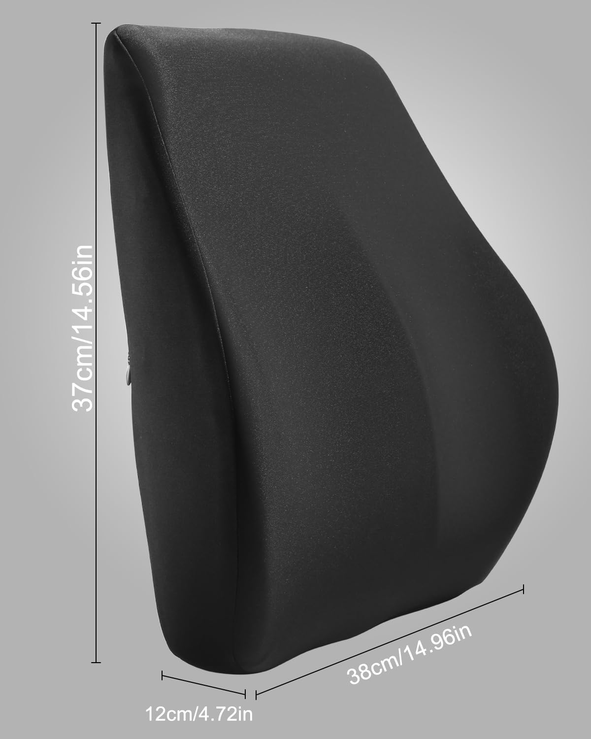 Ergonoomiline nimmetoepadi mäluvahust, must