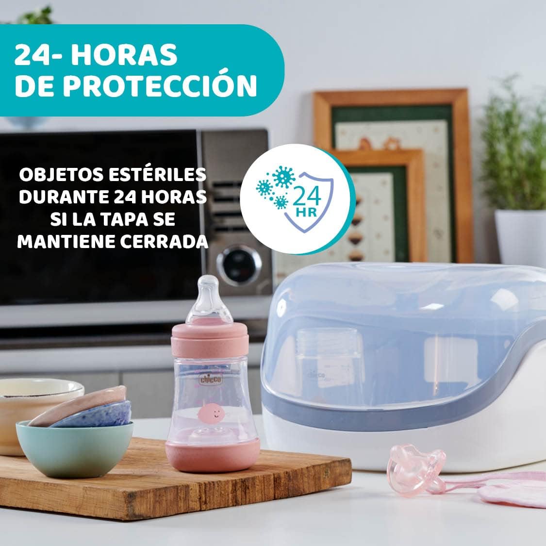 Chicco microwave steam sterilizer for baby accessories