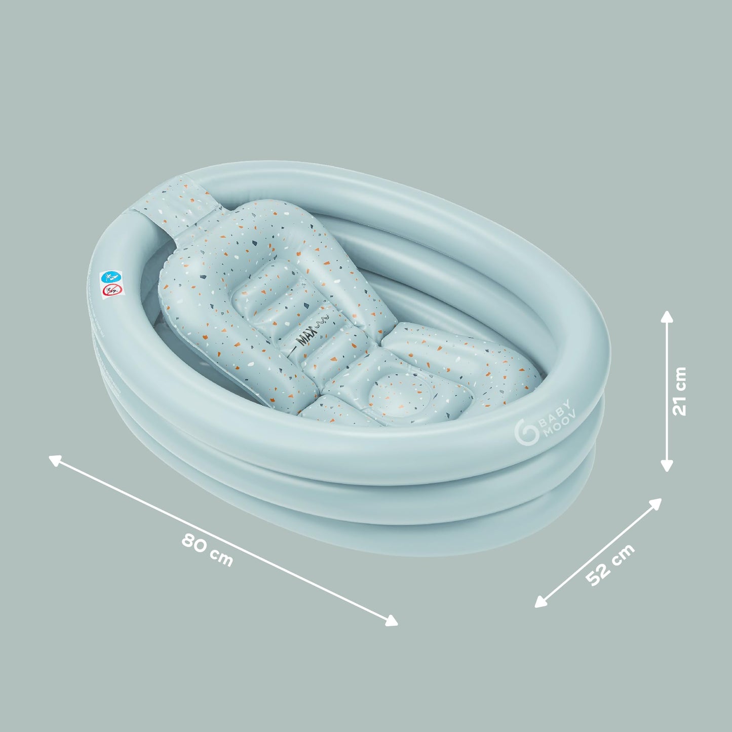 Babymoov Aquadots täispuhutav beebivann ja laste bassein