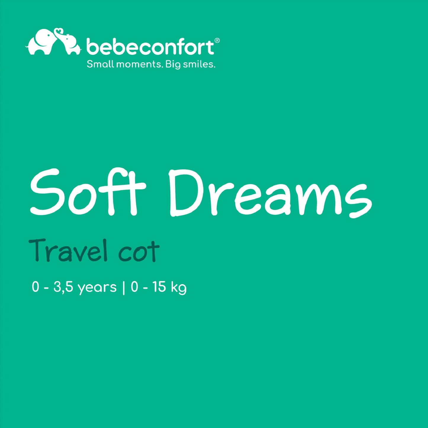 Bebeconfort Soft Dreams reisivoodi, kokkupandav madratsiga, sünnist kuni 3,5 aastani