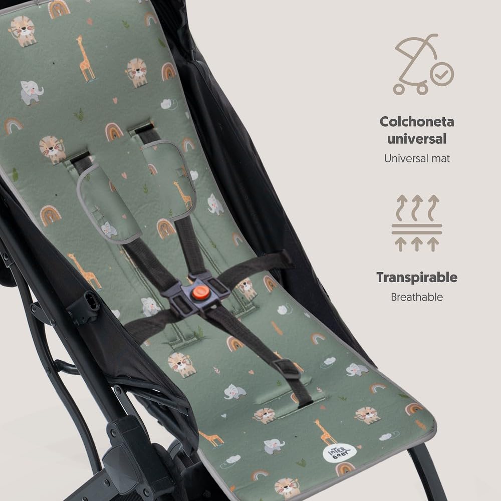 Interbaby universaalne istmekate vankrile, safiirroheline, 84 × 34 cm