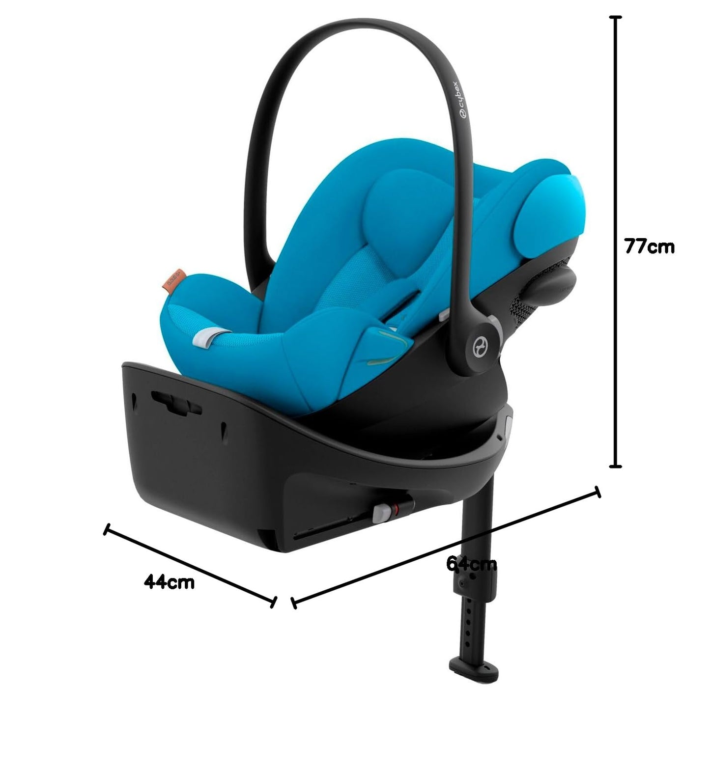 Cybex Base G ISOFIX alus Cloud G ja Sirona G i-Size turvatoolidele, must