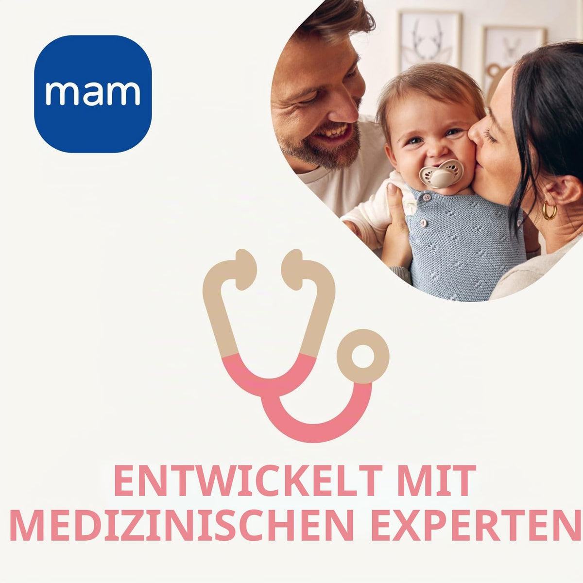 MAM Easy Start Anti-Colic lutipudelite komplekt 2 tk, 260 ml, roosa, 2+ kuud