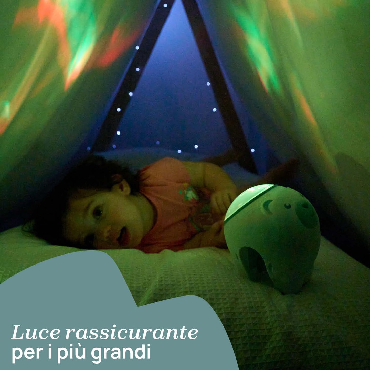 Chicco First Dreams Polar Bear projektor, 2-in-1, öölamp ja hälliprojektor