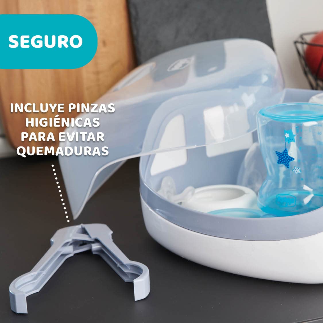 Chicco microwave steam sterilizer for baby accessories