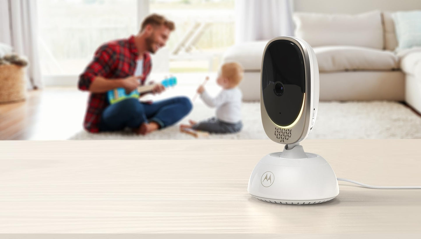 Motorola Nursery VM85 Connect videobeebimonitor 5" ekraaniga, Wi-Fi ja öörežiim