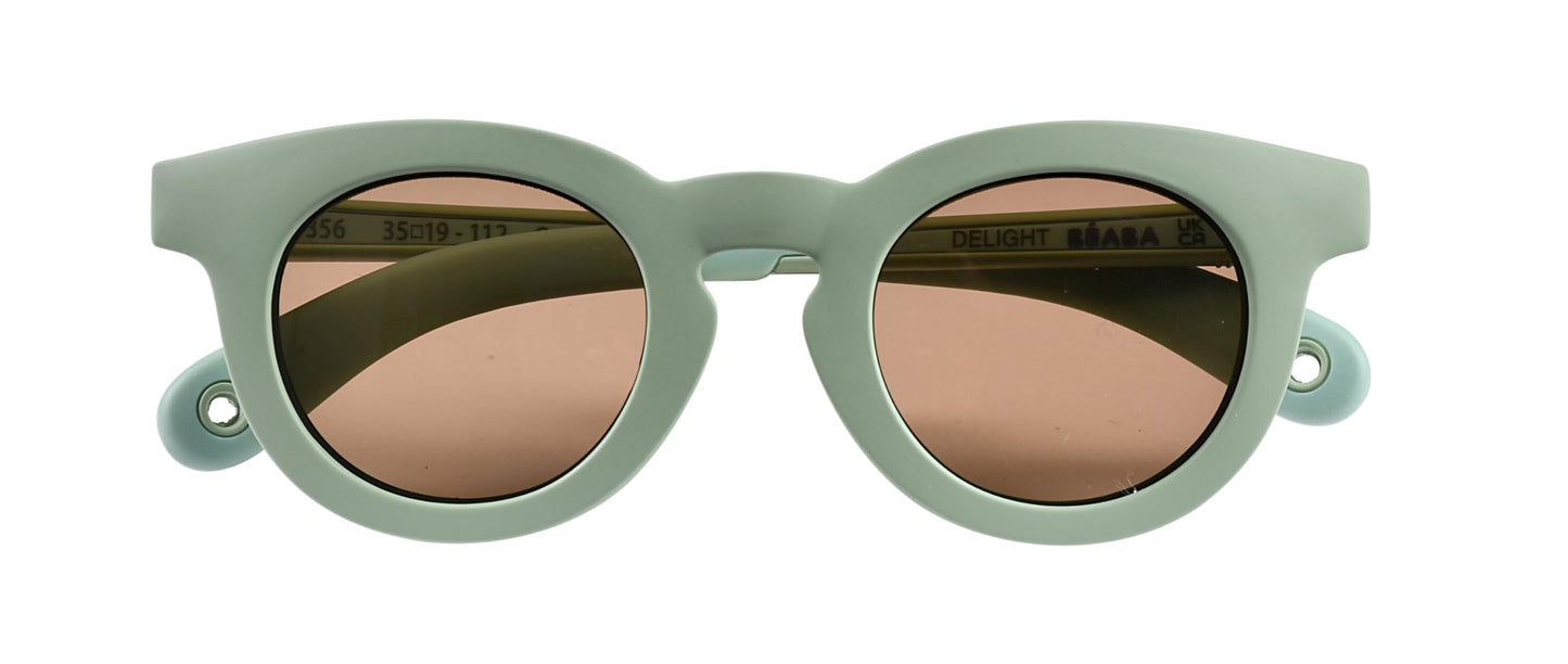 BÉABA baby sunglasses 9–24 months, UV400 protection, Retro Delight Sage Green