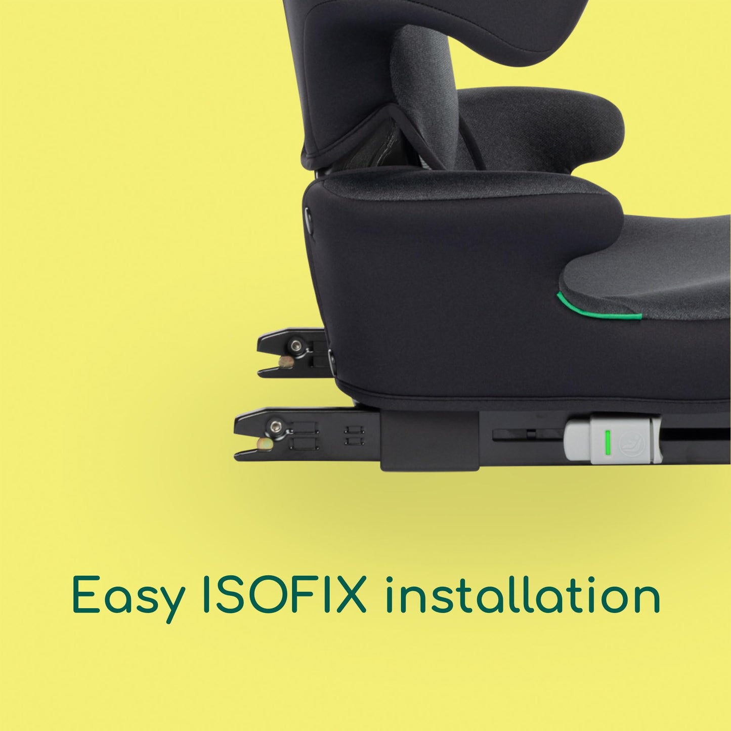 Bebeconfort Road Fix i-Size turvaiste, Isofix, 100–150 cm, 3,5–12 a, Tinted Black