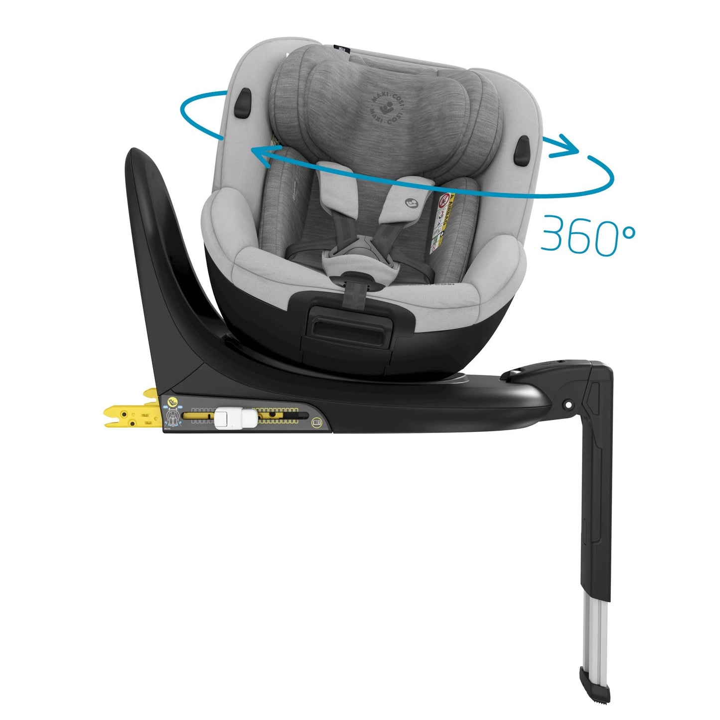 Maxi-Cosi Mica i-Size 360° pöörlev turvatool 0–4 a (40–105 cm), Authentic Grey