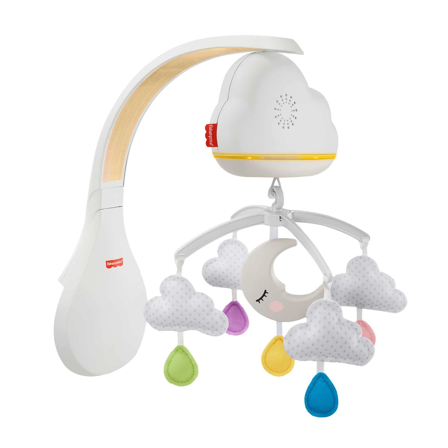 Fisher-Price Calming Clouds muusika- ja valguskarussell, 2-ühes: voodikarussell ja öövalgusti