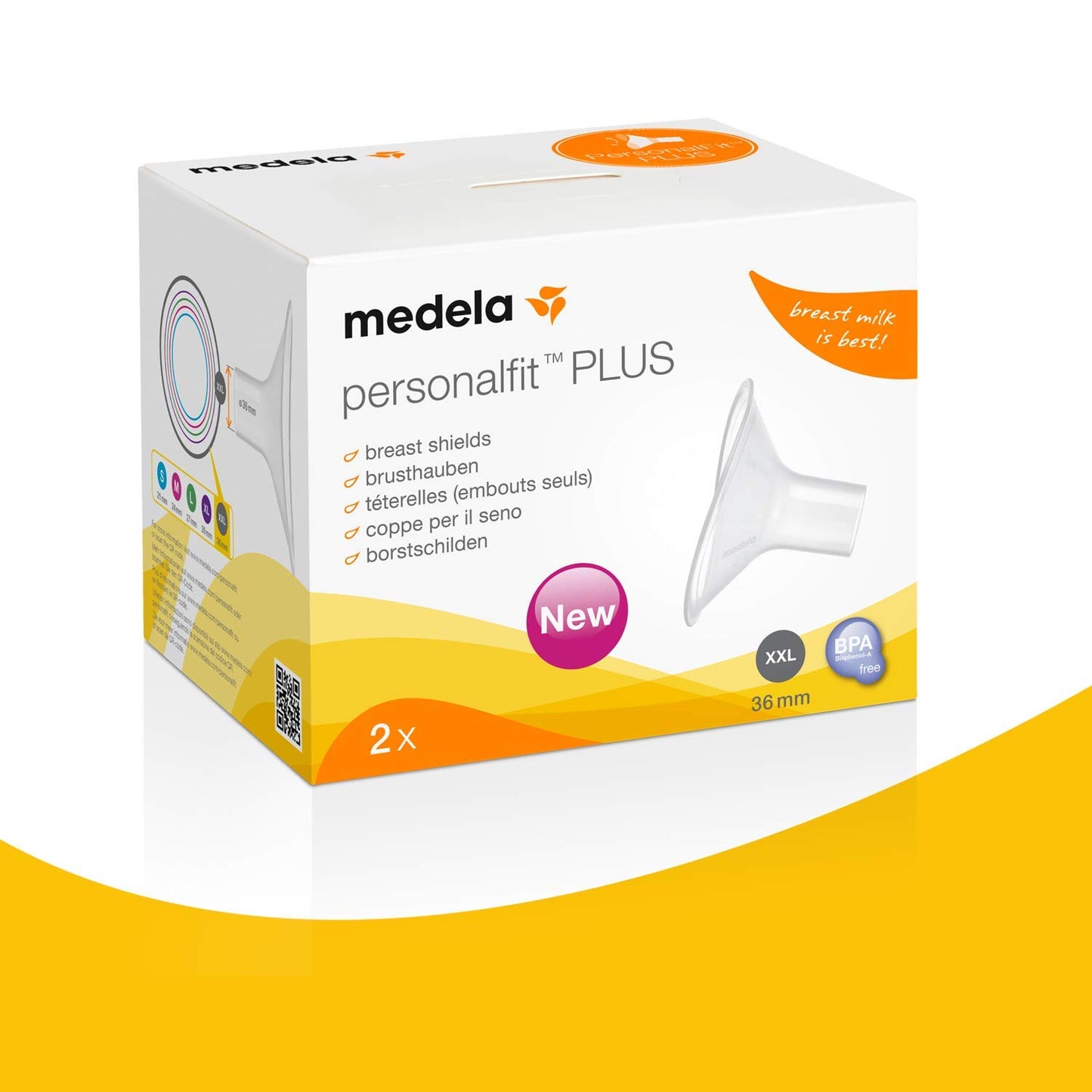 Medela PersonalFit Plus rinnapumba lehter XXL, 36 mm