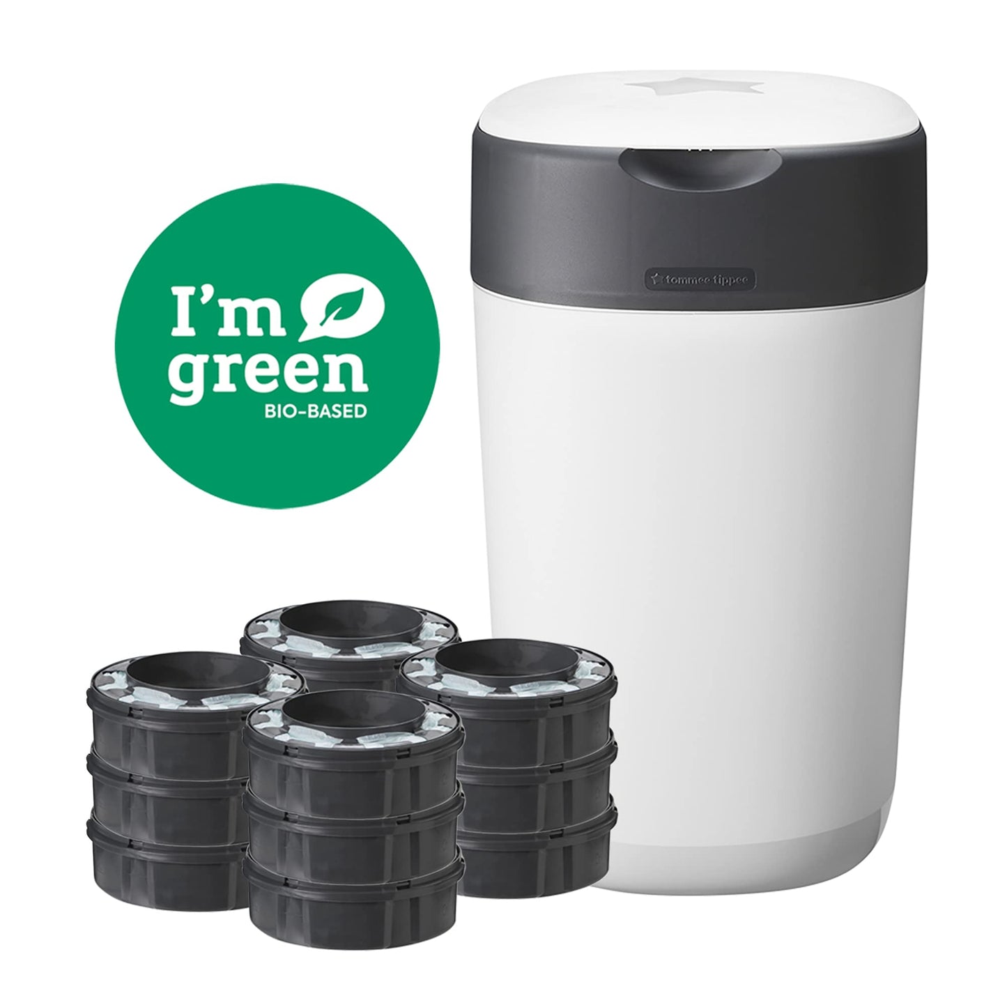 Tommee Tippee Twist & Click mähkmekonteineri stardikomplekt – 12 kassetti
