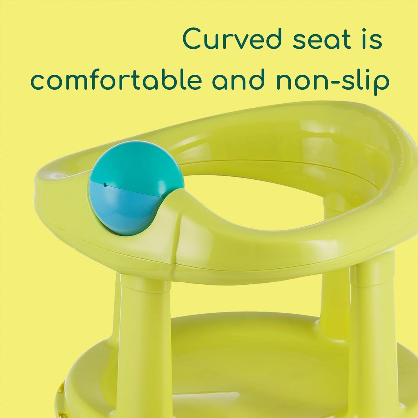 Bebeconfort rotating bath seat for 6–12 months old, up to 10 kg, lime green