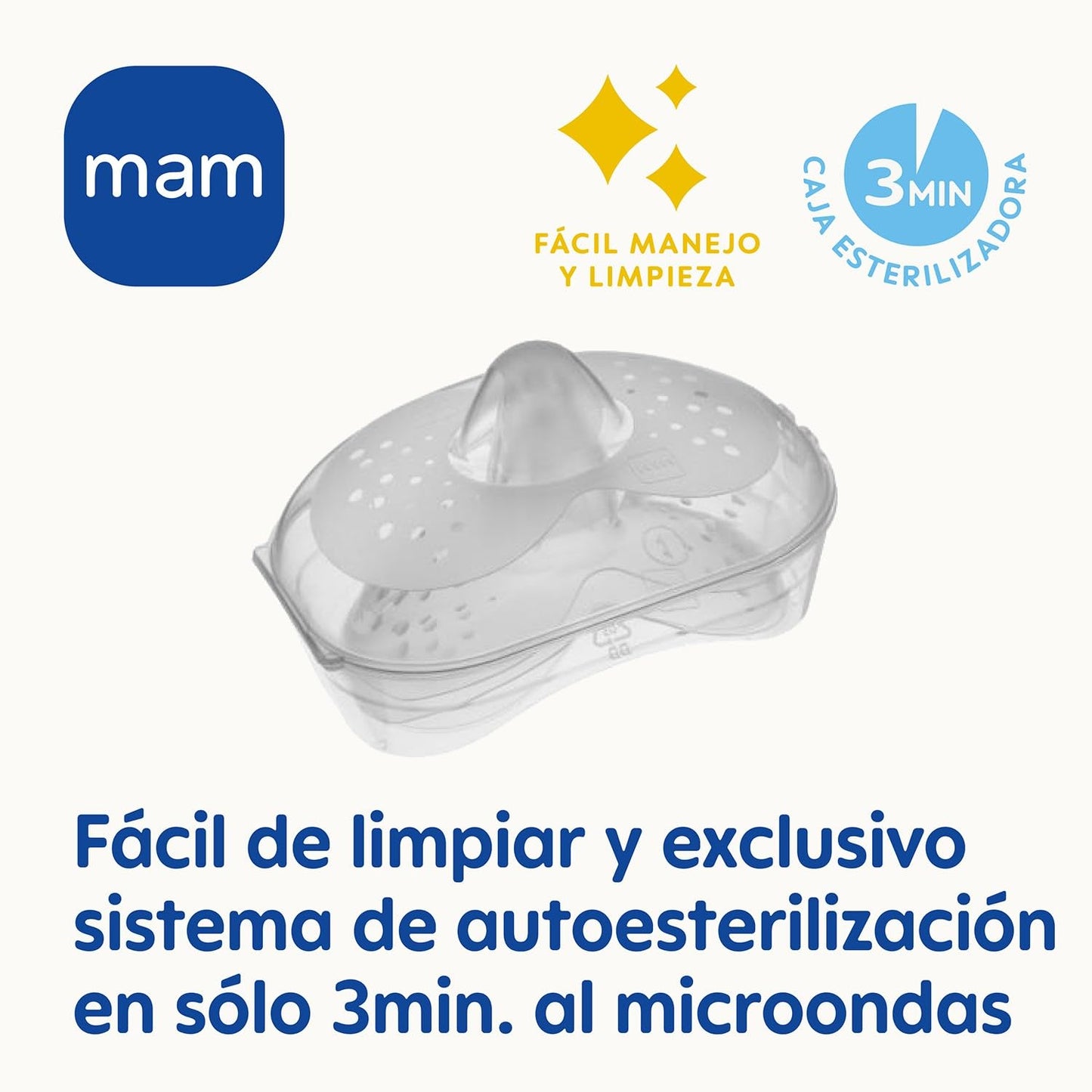 MAM Ultra Soft silikoonist rinnanibukaitsmed, suurus 1, 2 tk