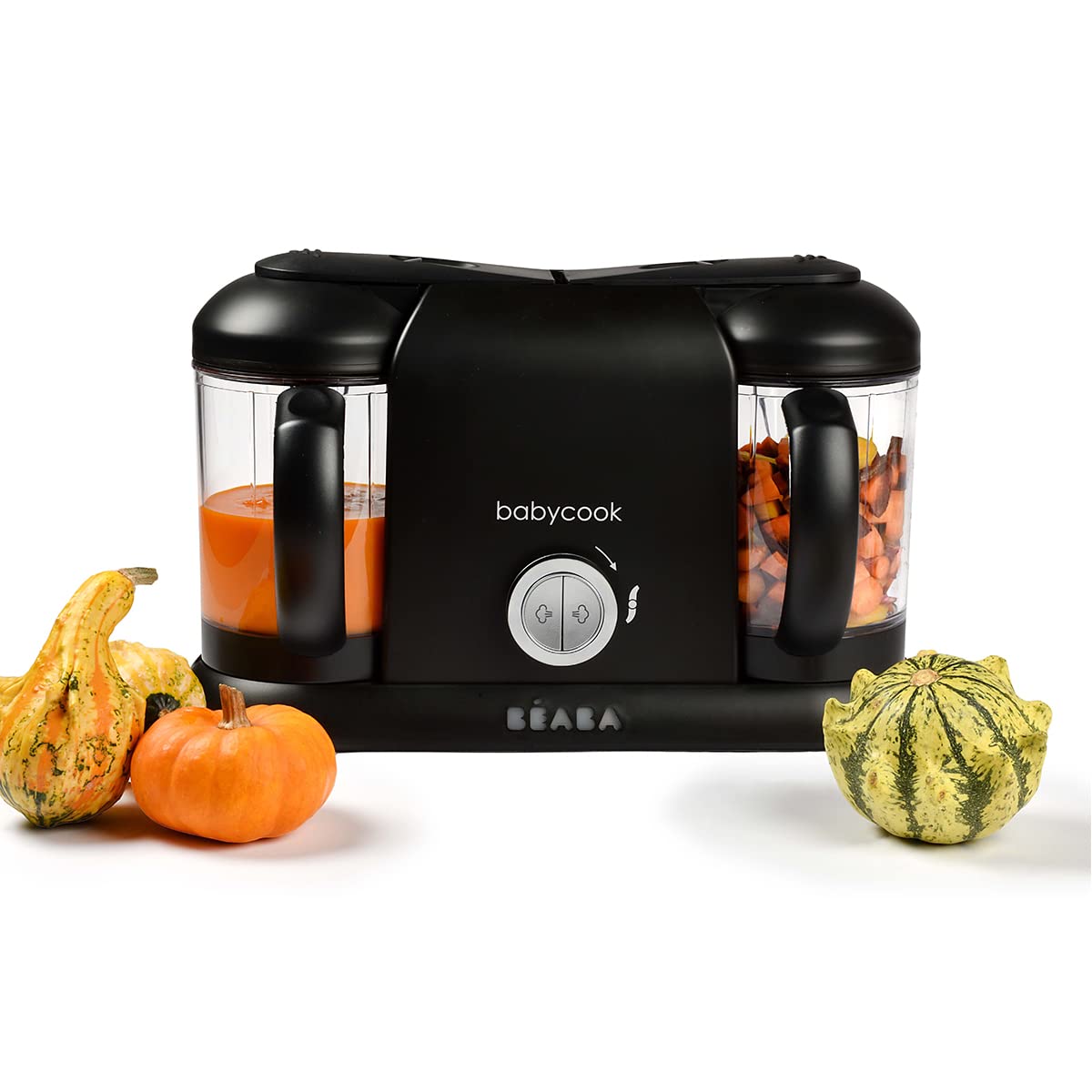 Béaba Babycook Duo 4-in-1 baby food blender-steamer, black