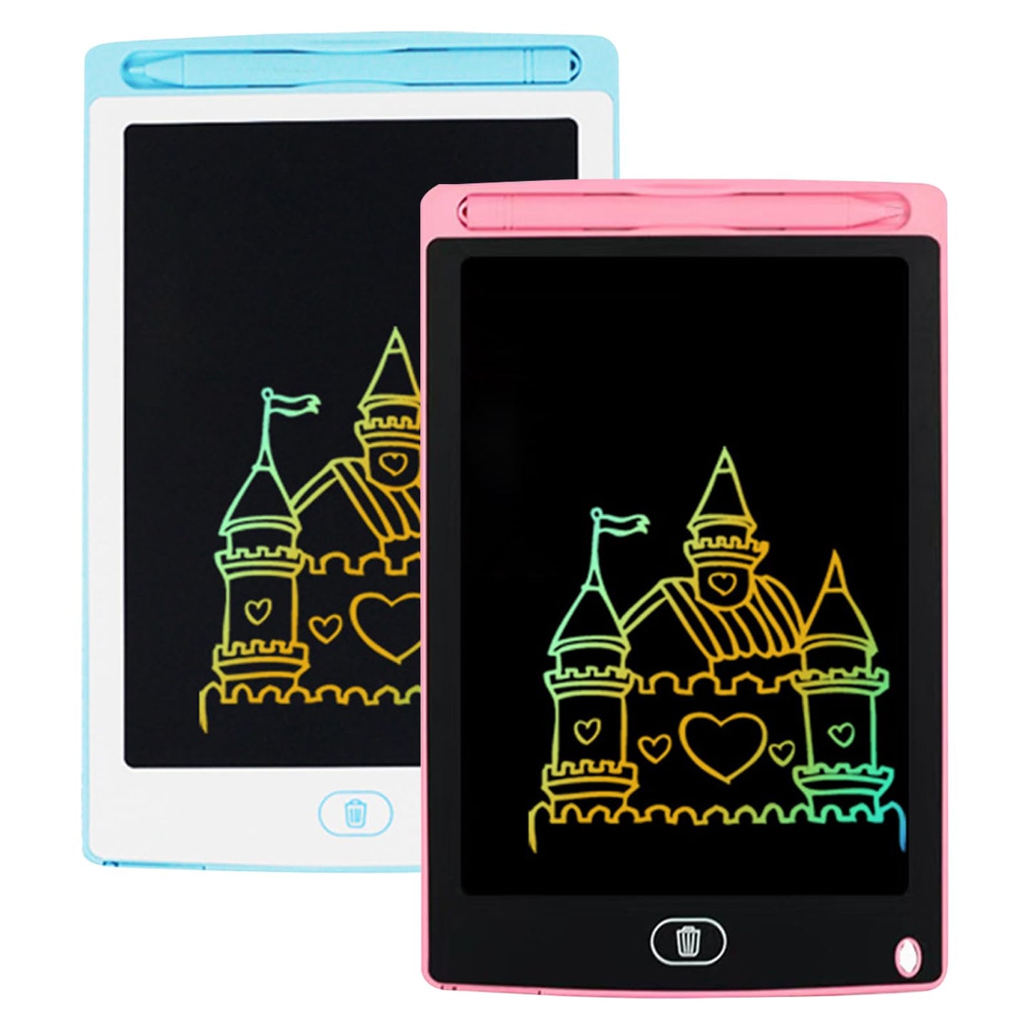 Cerioll 8.5-inch LCD drawing tablet, set of 2 pcs (blue and pink)