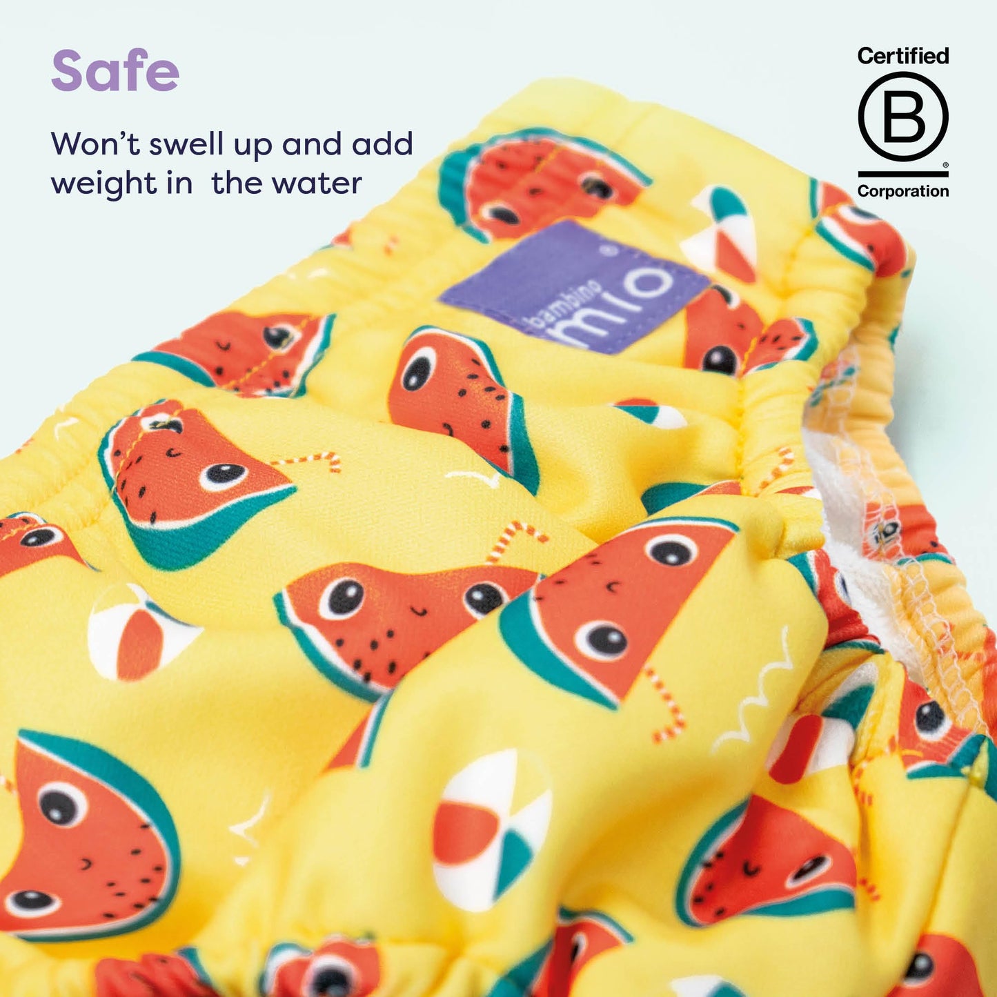 Bambino Mio korduvkasutatav ujumismähe, Crab Cove disain, XL (2+ aastat)