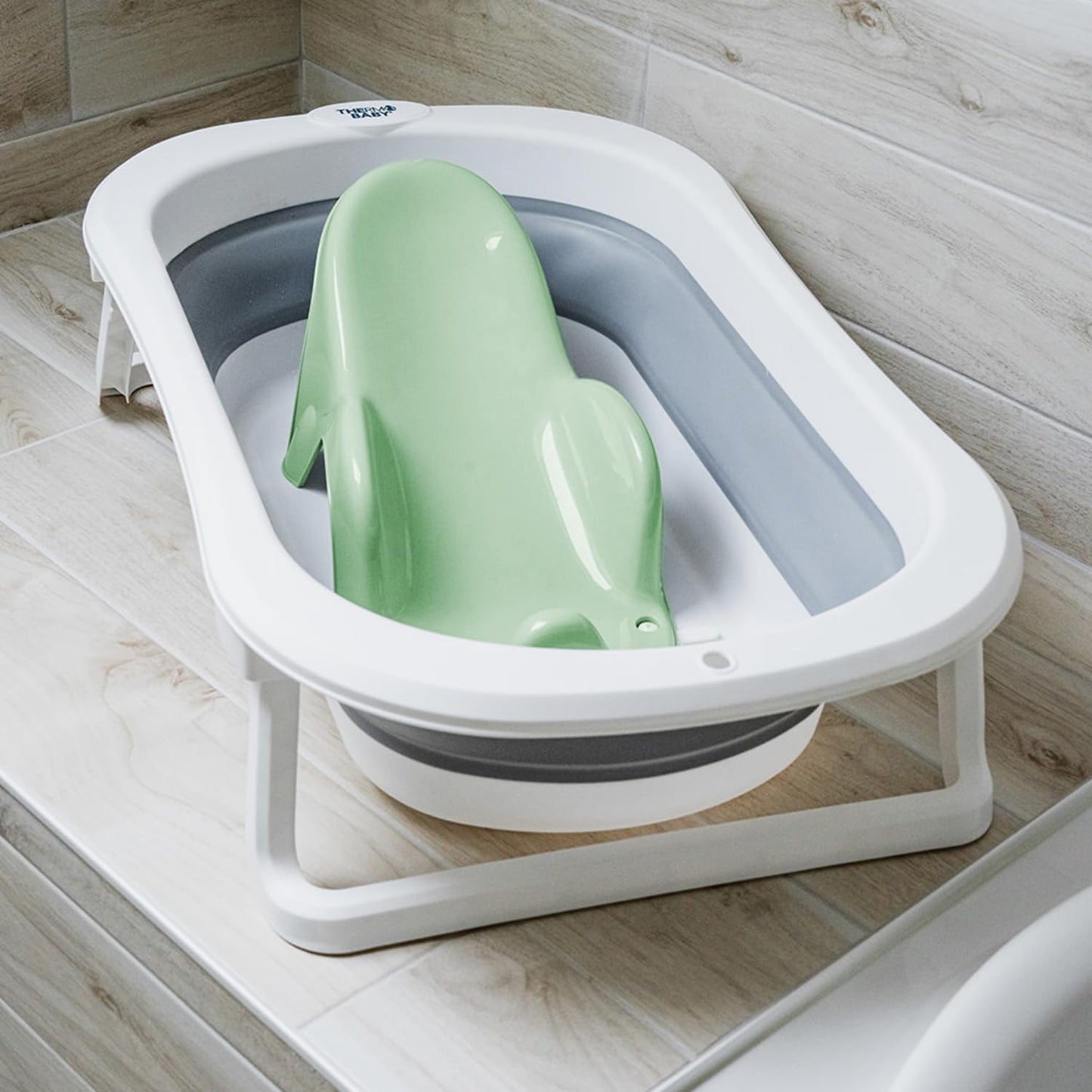 Thermobaby ATOLL beebivannitool, celadongreen, 0–8 kuud