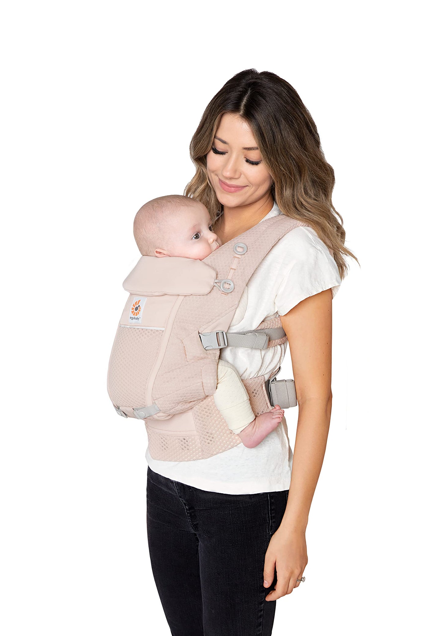 Ergobaby Adapt beebikandekott SoftFlex Mesh, 3-asendiline, Pink Quartz