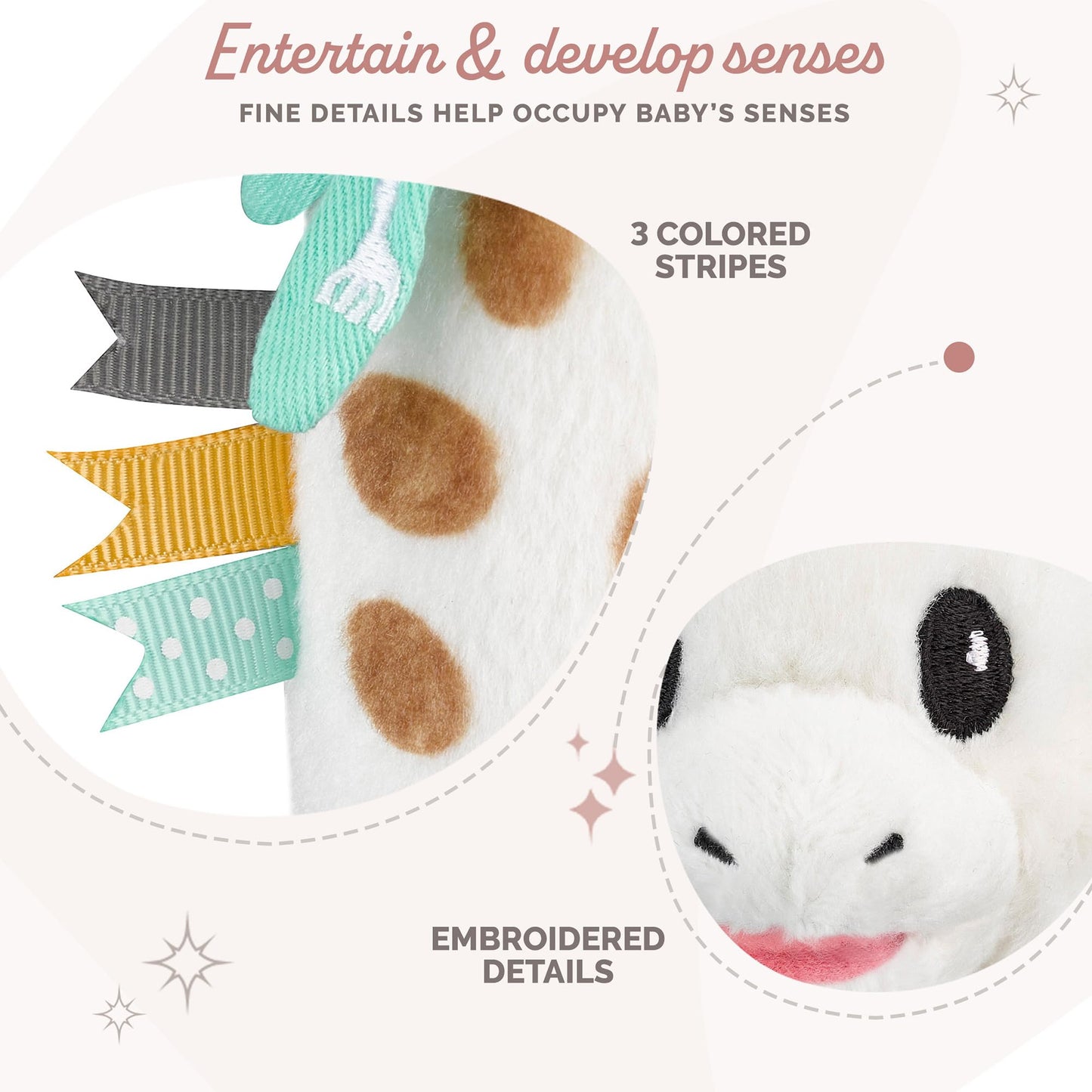 Sophie la girafe Sweetie Pouet pehme kõrinamänguasi beebile