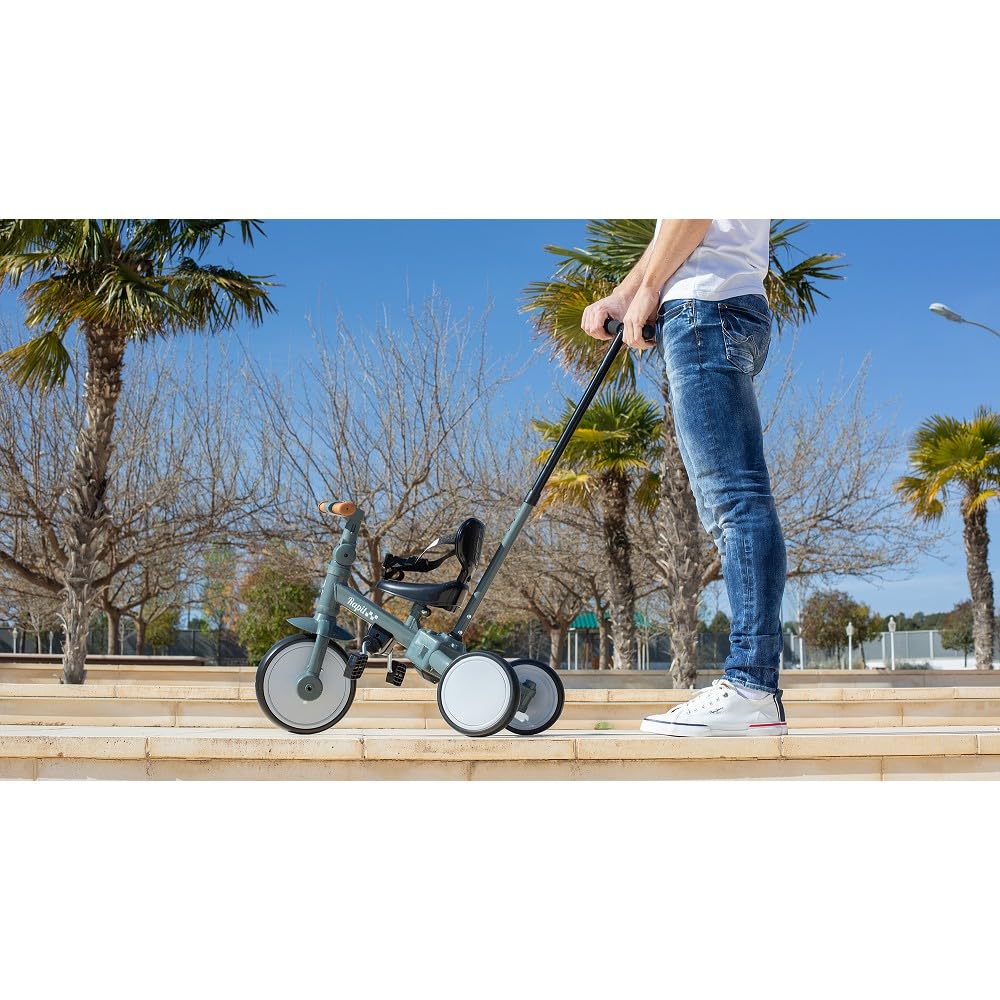Interbaby 5-in-1 evolutionary tricycle, bluish gray