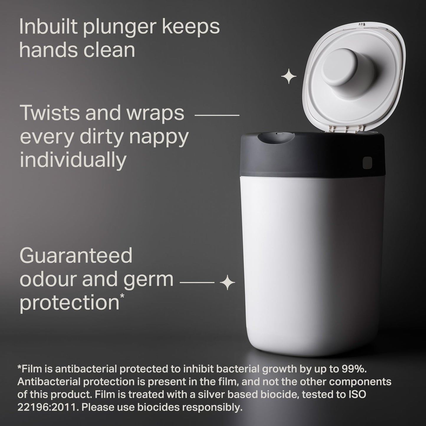 Tommee Tippee Twist & Click mähkmekonteiner koos 2 kassetiga
