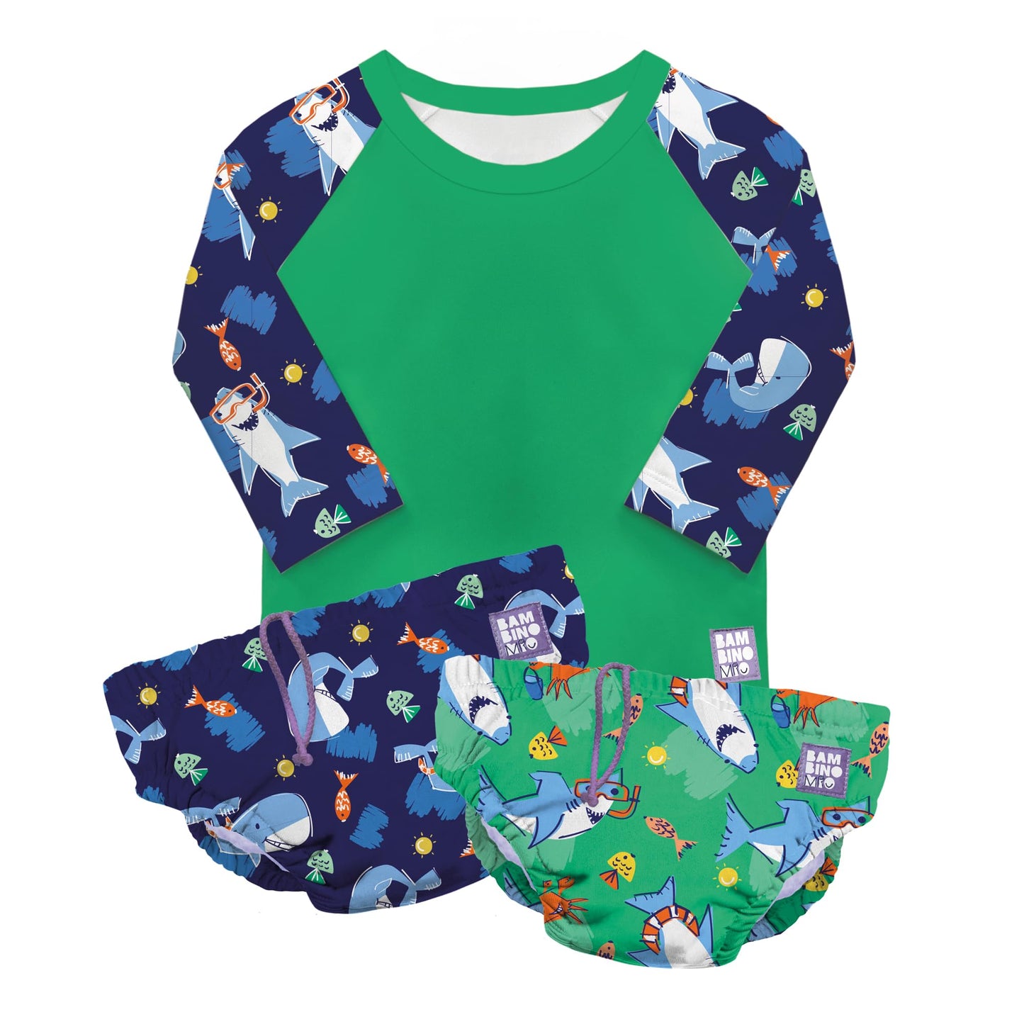 Bambino Mio ujumiskomplekt beebidele, 6–12 kuud, Ocean Explorers