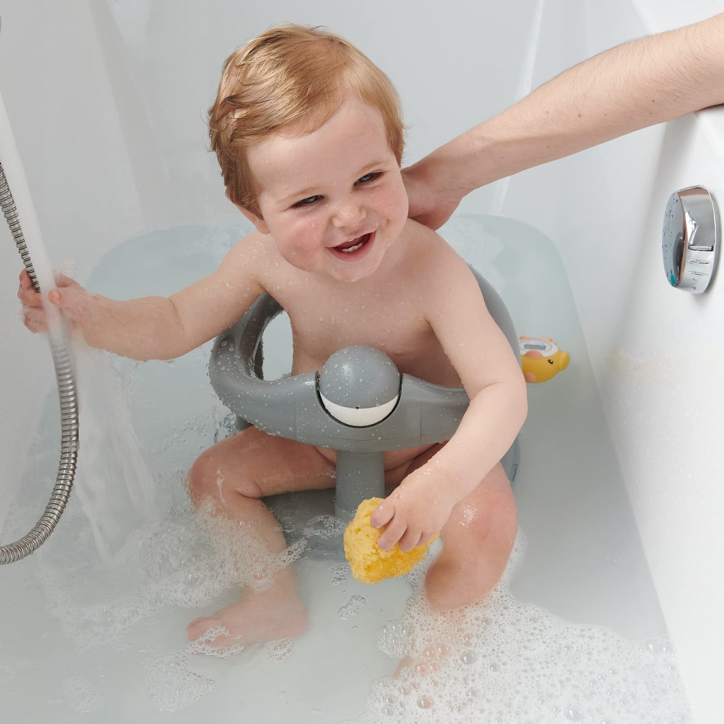 Bebeconfort rotating bath seat for 6–12 months old, up to 10 kg, lime green