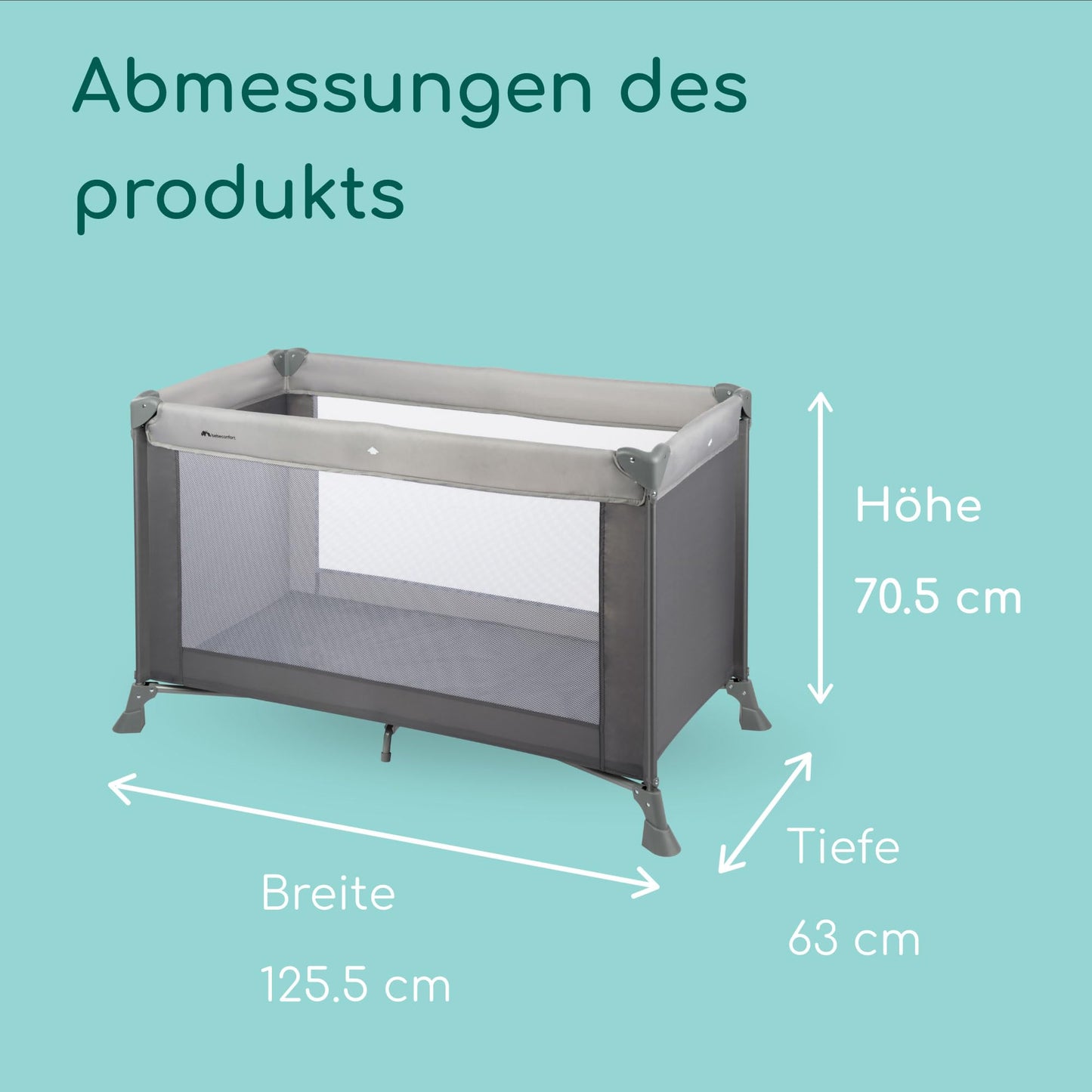 Bebeconfort Soft Dreams reisivoodi Grey Mist, 0–3 a, 0–15 kg